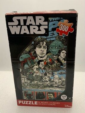 Disney Star Wars Puzzle - Black, Red, Blue, Green, Cream Artwork